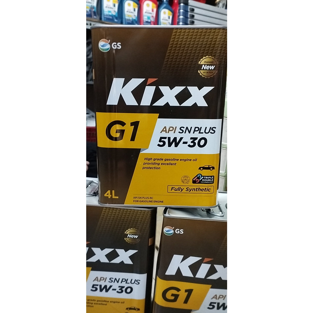 Nhớt Kixx ÔTÔ G1 5W-30 API SN PLUS Tổng Hợp Toàn Phần Can 4L