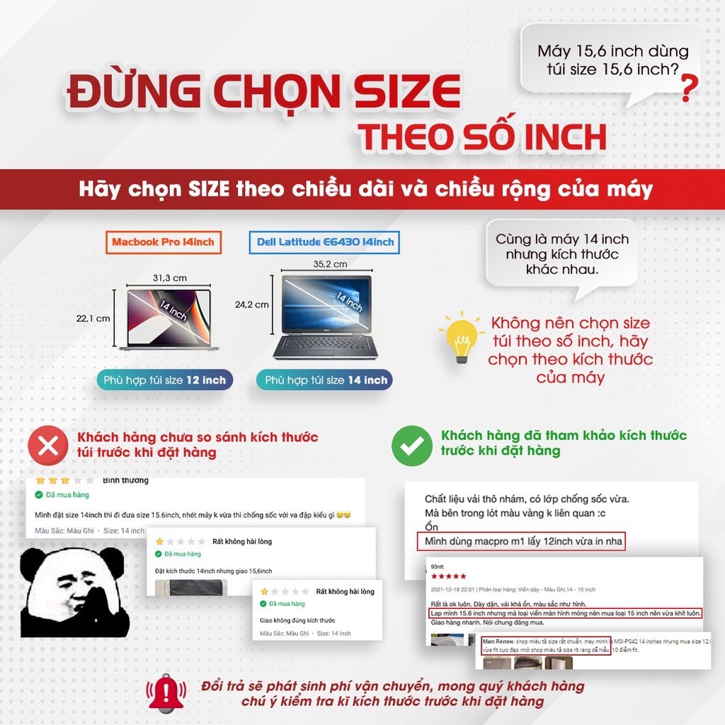 Túi Chống Sốc Laptop Macbook Ultrabook 13 inch 14 inch 15 inch 17inch  HARAS TCS001