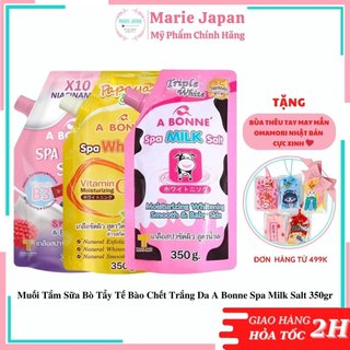 Muối Tắm Sữa Bò Tẩy Tế Bào Chết Trắng Da A Bonne Spa Milk Salt Túi 350gr