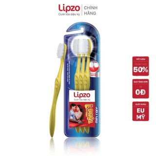  Bàn Chải Đánh Răng Lipzo Maxcare Dành Cho Người Lớn Công Nghệ Lông Chỉ Tơ Nha Khoa Mảnh Siêu Bền