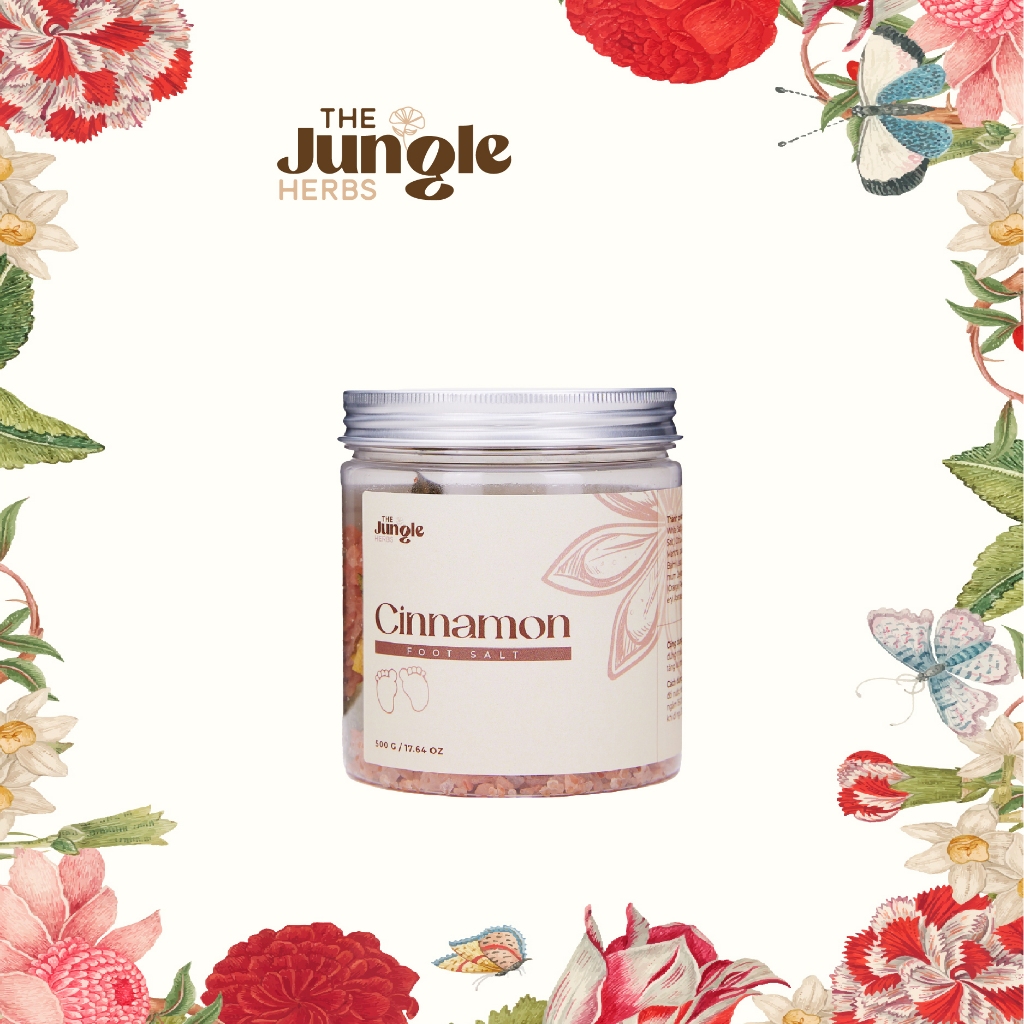 ⚡ FREESHIP⚡ Muối ngâm chân thảo mộc Handmade Cinnamon Foot Salt lưu thông khí huyết