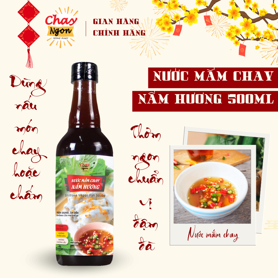 Nước Chấm Chay Ngon Hùng Phát Chai 500ml
