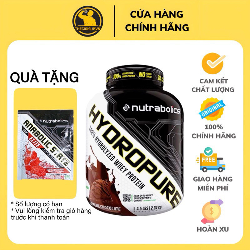 Sữa tăng cơ HydroPure Nutrabolics 4.5lbs (2.04 kg)