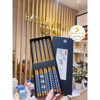 Đũa tre nhật bản vỉ 5 đôi kokusai