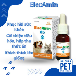 ElecAmin DB Bổ Sung Các Vitamin Thiết Yếu Và Acid Amin Dinh Dưỡng Ăn Ngon Cho Chim, Vẹt, Chó, Mèo