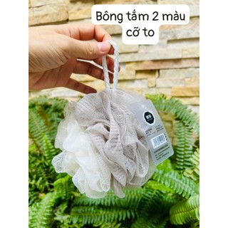 Bông tắm tròn 2 màu cao cấp