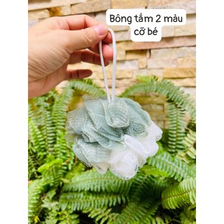 Bông tắm tròn 2 màu cao cấp