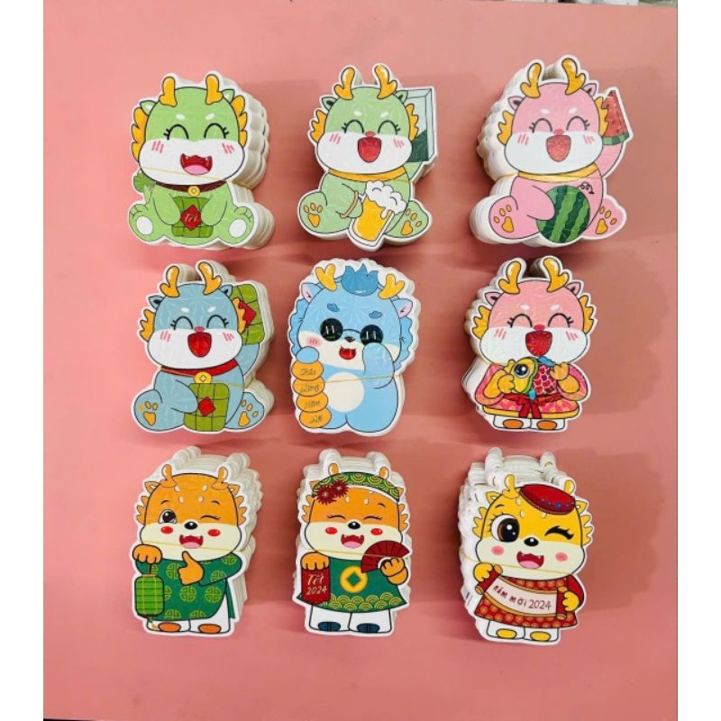 Set 10 Bao Lì Xì Tết 2024 Giáp Thìn