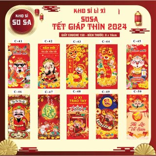 Set 10 Bao Lì Xì Tết 2024 Giáp Thìn