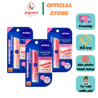 Son dưỡng Nivea Moist Pure Color ngừa thâm môi siêu bền màu SPF 20 PA ++