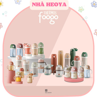 BÌNH TẬP UỐNG NƯỚC GIỮ NHIỆT THERMOS FOOGO HAI GIAI ĐOẠN 200ML, BÌNH NƯỚC 280ML VÀ 350ML