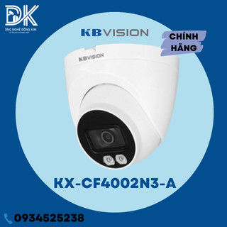 Camera ip full-color 4mp kbvision kx-cf4002n3-a tích hợp micro giá rẻ