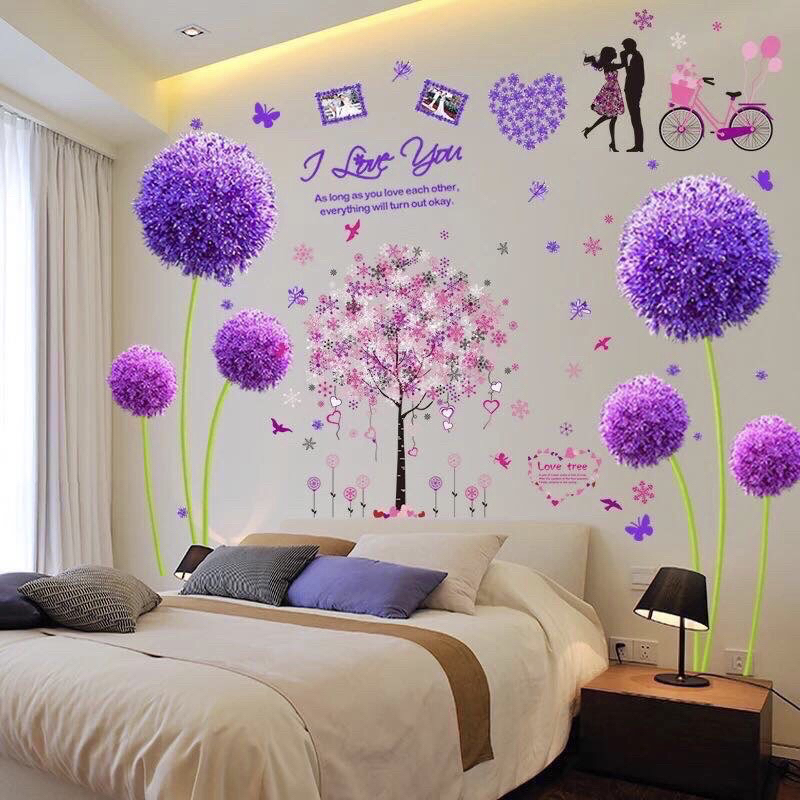 Tổng hợp các mẫu tranh dán tường phòng ngủ, phòng cưới ( mẫu cao cấp)