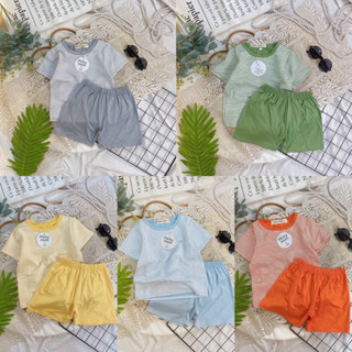 BỘ CỘC TAY SỌC DẸT THUN LẠNH MINKY MOM SIZE 7-28kg