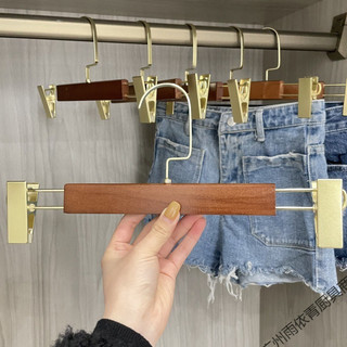 Móc kẹp gỗ treo quần áo người lớn cao cấp 32cm (1 móc)