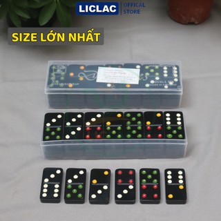Cờ domino cao cấp size lớn nhất chất liệu melamine, đồ chơi giải trí boardgame việt nam