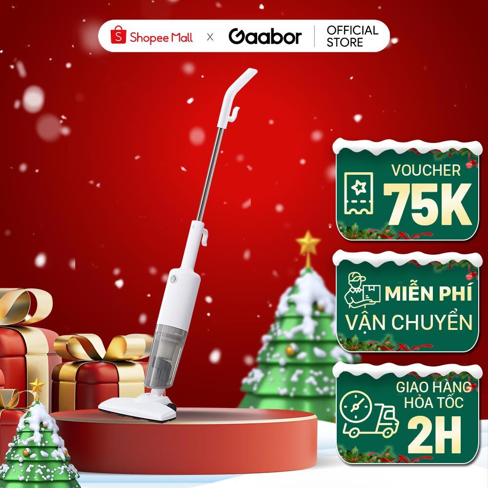 Máy hút bụi có dây Gaabor VCW14M-WH01A / VCW14M-WH01B dòng YOUNG cho các bạn trẻ hiện đại, lực hút 14000Pa mạnh mẽ