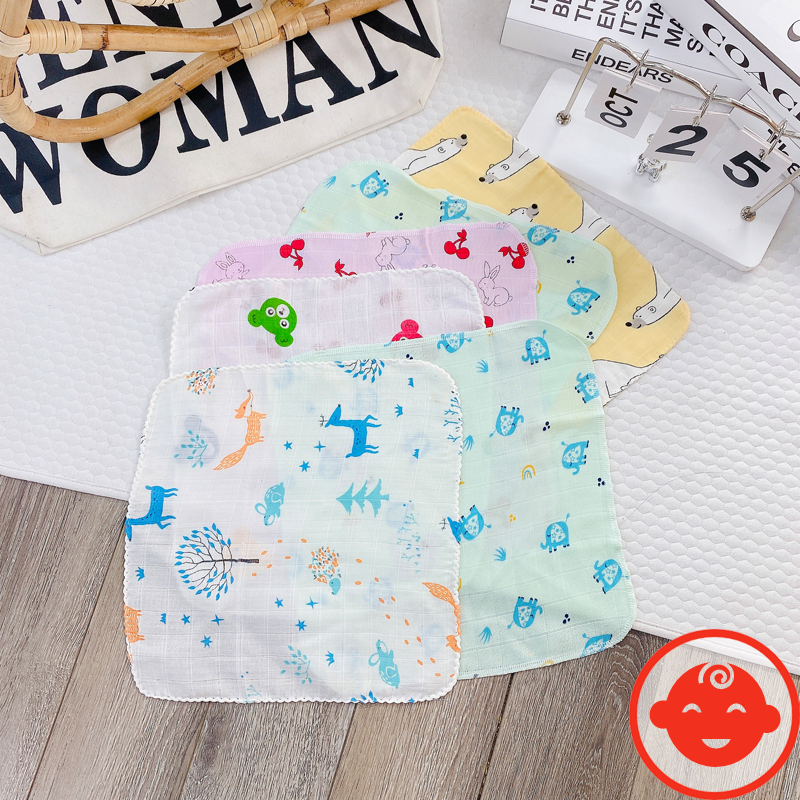 Sét 10 Khăn sữa xô SỢI TRE TÚI LƯỚI SIZE TO cho bé