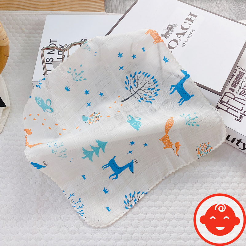 Sét 10 Khăn sữa xô SỢI TRE TÚI LƯỚI SIZE TO cho bé