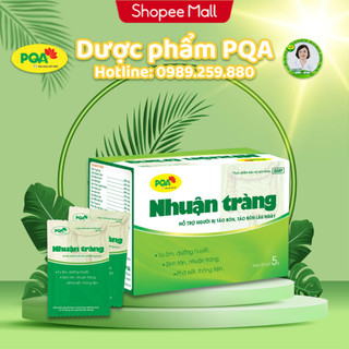 Nhuận Tràng PQA Cho Người Táo Bón Thường Xuyên Hộp 25 Gói, đại hoàng PQA 30 viên
