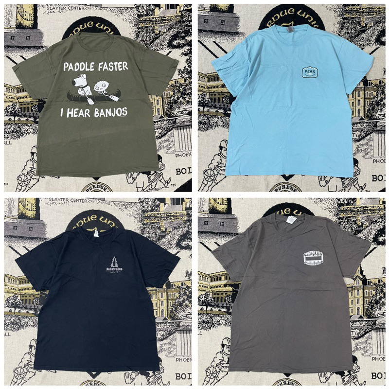 Combo 4c áo thun Mỹ 2hand xả kho