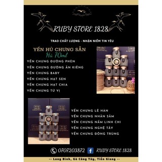 COMBO HỘP 6 HỦ/70ML(YẾN HỦ CHƯNG SẴN)