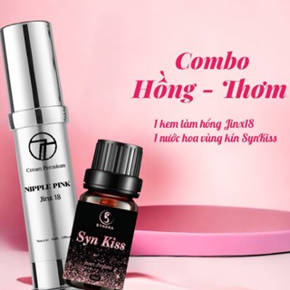 Combo Hồng Thơm - Kem Làm Hồng Nhũ Hoa Vùng Kín Kèm Nước Hoa Vùng Kín