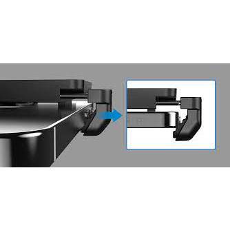 Kẹp điện thoại đa năng Apexel tích hợp đèn led 3 sắc độ màu, ren vặn 17mm và 37mm