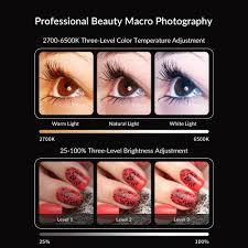 Kẹp điện thoại đa năng Apexel tích hợp đèn led 3 sắc độ màu, ren vặn 17mm và 37mm