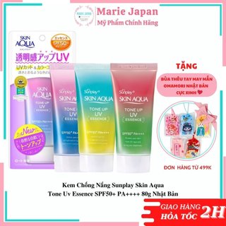 Kem chống nắng Sunplay Skin Aqua Tone Uv Essence SPF50+ PA++++ 80g Nhật Bản