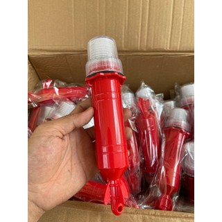 Đèn chớp ghe. Đèn chớp nháy dùng cho đi biển, sông nước hoặc công trình giao thông ban đêm dùng 2 PIn ĐẠI và 1 Pin Đại