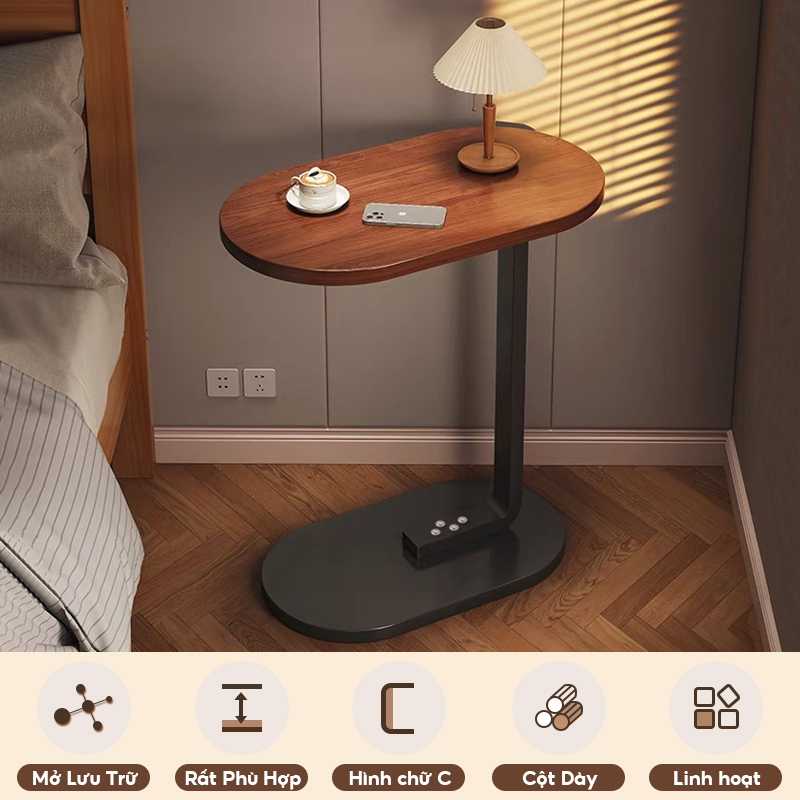 KIOOK Bàn Trà Cafe Phòng Khách, Sofa Mini Decor Phong Cách đơn Giản Bàn Uống Cafe, Bàn Nhỏ Đầu Giường Cho Phòng Ngủ | BigBuy360 - bigbuy360.vn