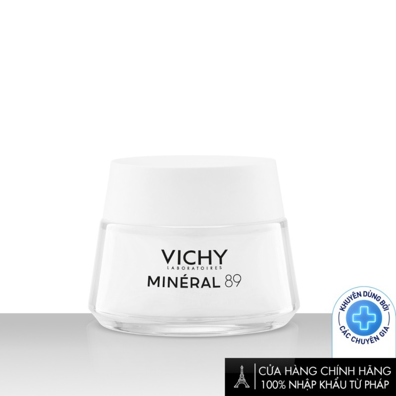 Kem dưỡng phục hồi chuyên sâu và dưỡng ẩm da đến 72h Vichy Mineral 89 15ml