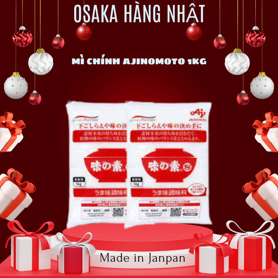 ⚠️FREESHIP⚠️Mì Chính Ajinomoto 1kg, Bột Ngọt Ajnomoto 1kg Nhật Bản.