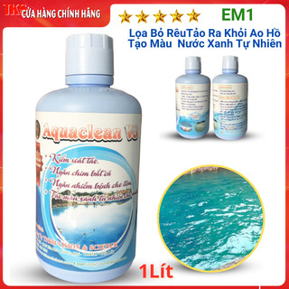 AQUACLEAN Kiểm Soát Tảo, Tạo Màu Xanh Tự Nhiên, Ngăn Nhiễm Bệnh Cho Tôm - Chai 1 Lit