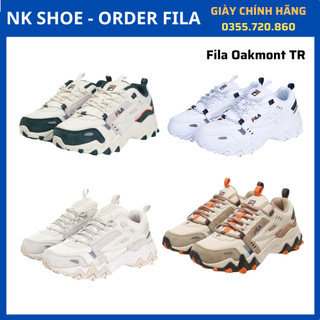 (Đủ bill) Giày Sneaker Thể Thao Nam Nữ FILA OAKMONT TR Vàng Chính Hãng 100%