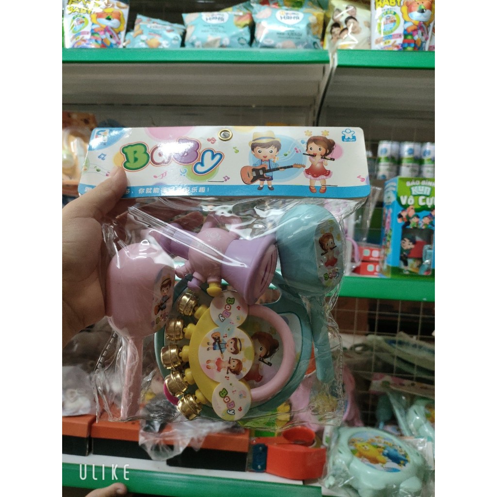 Bỗ Xúc Xắc 5 Chi Tiết Cho Bé - Đồ Chơi Giúp Bé Phát Triển Thị Giác