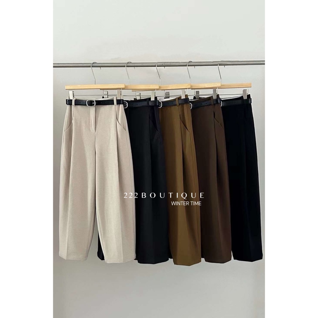 Quần dạ baggy Evertrue 33103
