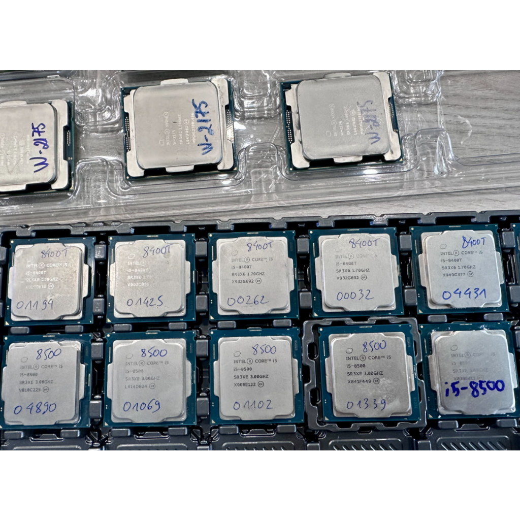 Chip CPU Intel Core I3 8100 9100 9100F, I5 8400 8400T 8500 8600 9400 9400F 9600