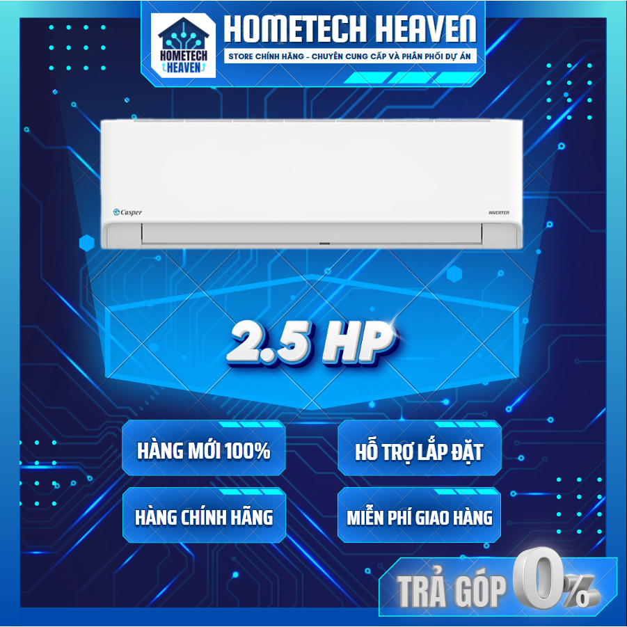 Máy lạnh Casper inverter 2.5HP HC-24IA32 - Hàng Chính Hãng