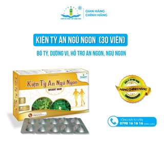 Kiện tỳ Ăn Ngủ Ngon Weight Gain (30 viên) - Hỗ trợ ăn ngon ngủ ngon, tăng cân tự nhiên - Tâm Dược