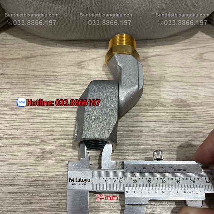 Khớp xoay kép phi 27 chuyên dùng cho trụ bơm xăng dầu