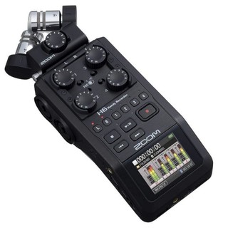 Máy ghi âm ASMR Zoom H6 Version mới, chất lượng cao, cổng XLR kết nối thu từ Mixer