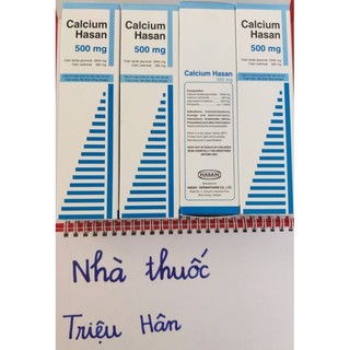 Viên sủi calcium hasan với hàm lượng canxi cao 2940mg hộp 20 viên
