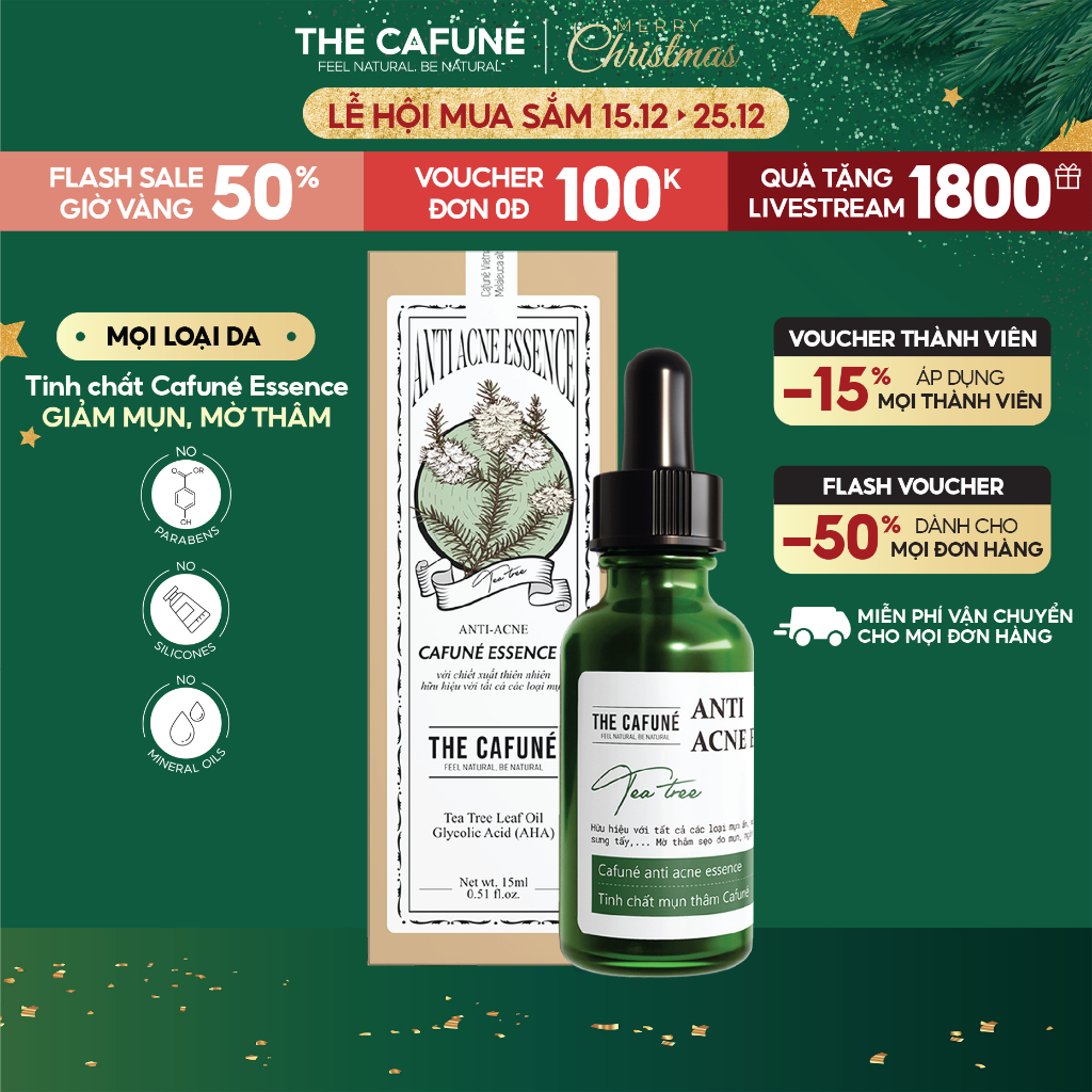 Serum Giảm Mụn Và Thâm Cafuné Essence The Cafuné 20ml
