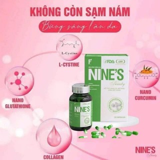 Lẻ bằng sỉ Viên uống trắng da Nines Beauty chính hãng