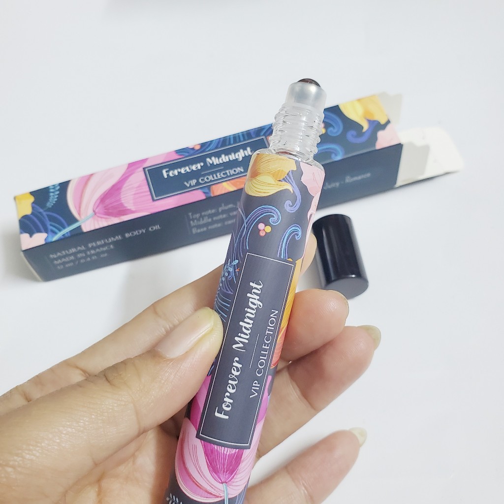 Tinh dầu nước hoa Pháp Forever Midnight 12ml. Chai dạng lăn/xịt