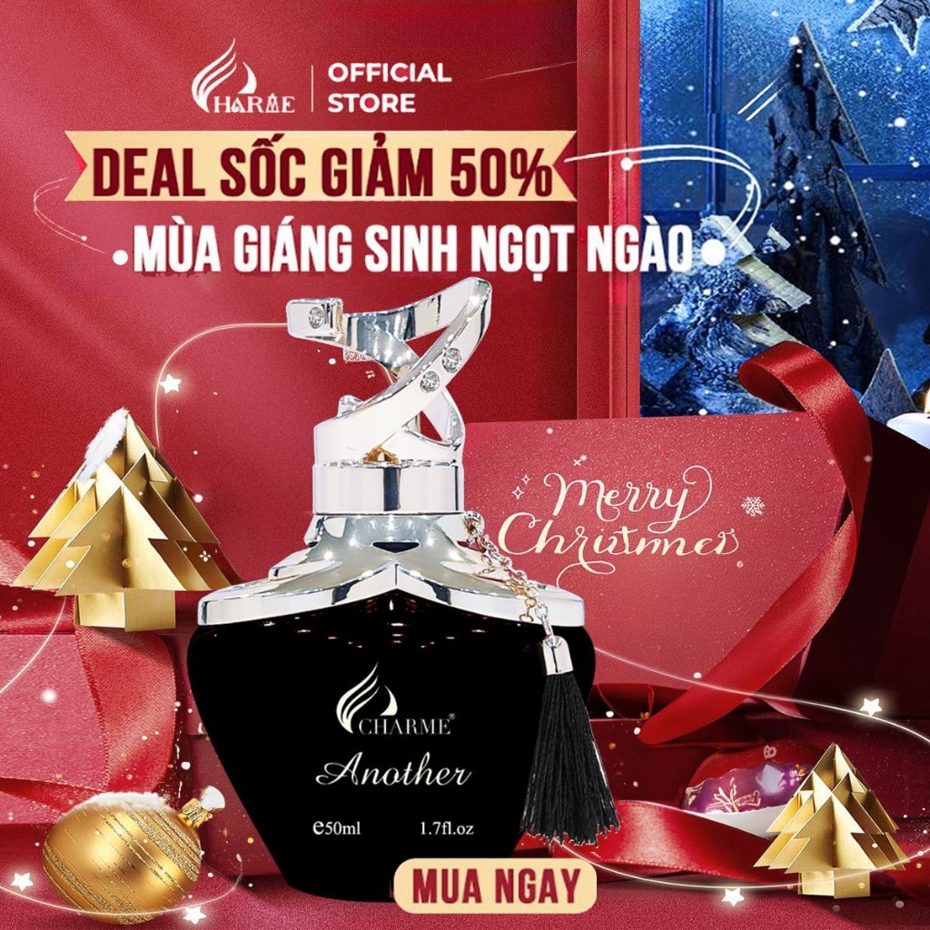 Nước hoa nữ thơm lâu, Charme Angel, hương phấn, quyến rũ, cho chàng thêm say mê, không thể chối từ, 50ml