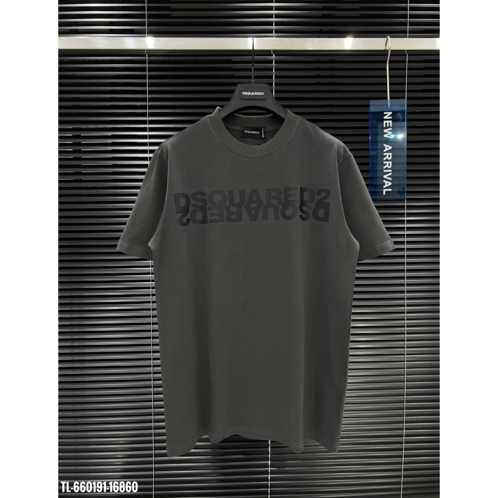 🔥Hot🔥Áo thun Dsquared2 chữ ngực 2 hàng thiết kế hot trend Nam nữ New 2024