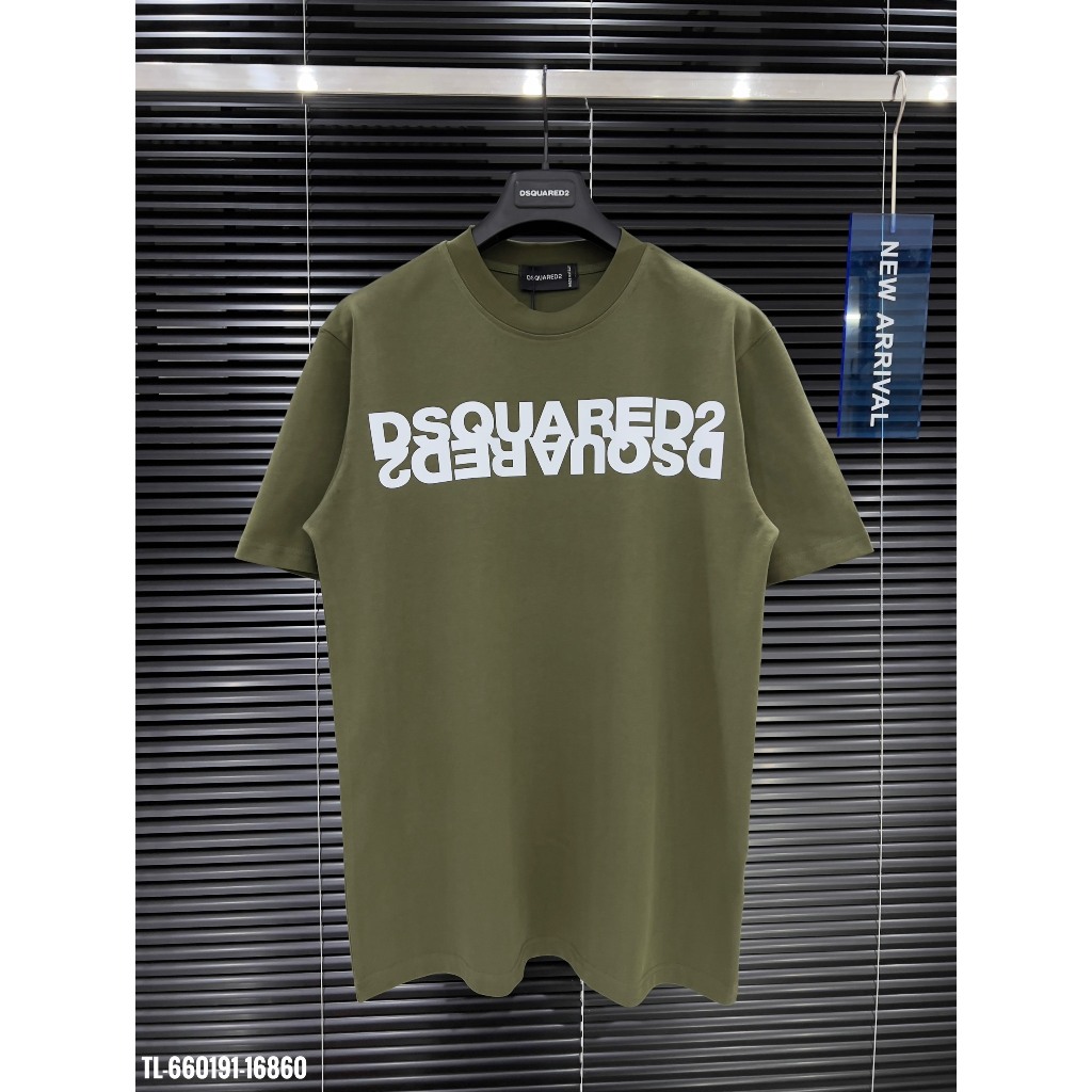 🔥Hot🔥Áo thun Dsquared2 chữ ngực 2 hàng thiết kế hot trend Nam nữ New 2024